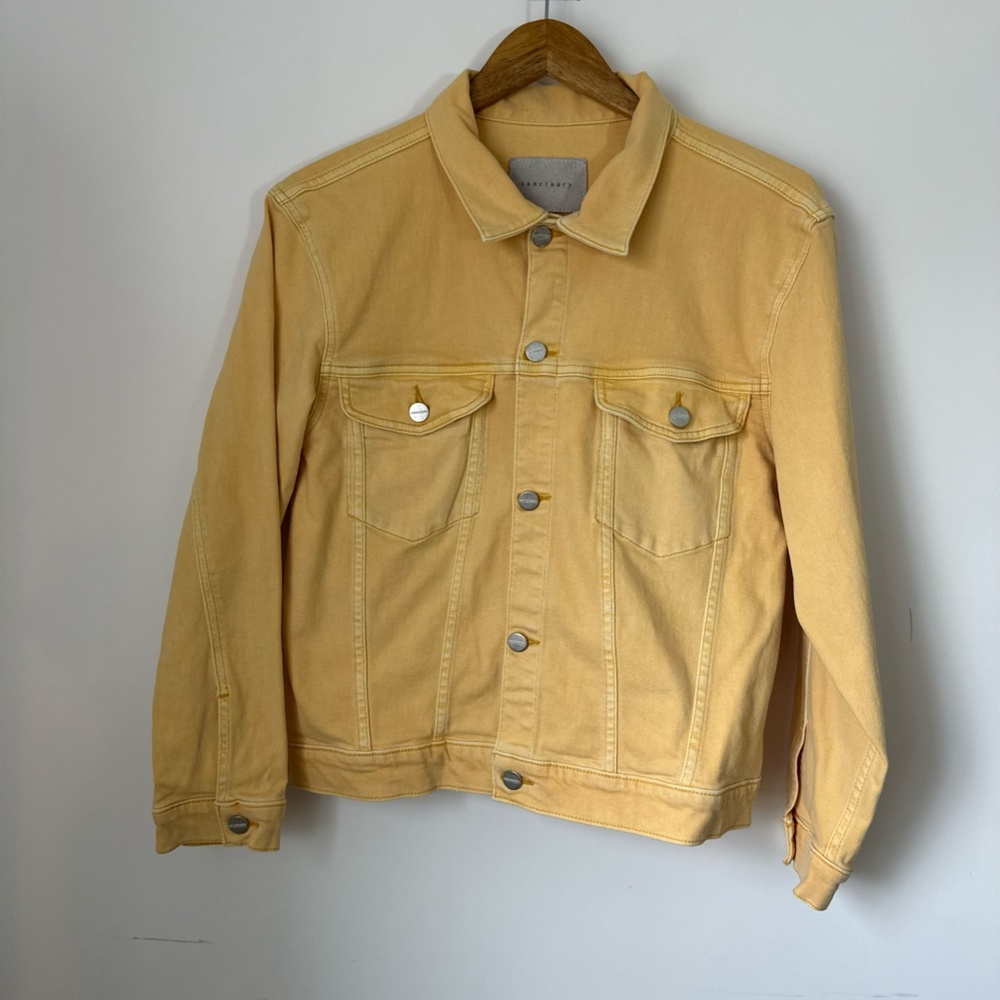 NEVER WORN Sanctuary Axel Trucker Jacket in Marigold, Size XS
